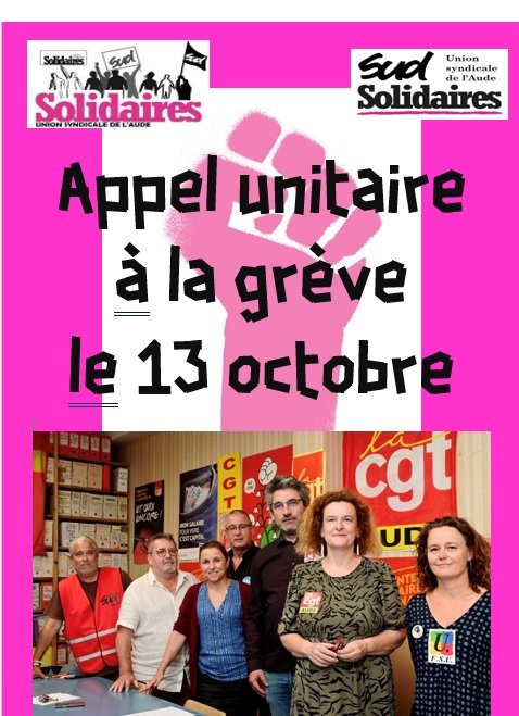 13 OCT APPEL UNITAIRE AFFICHETTE