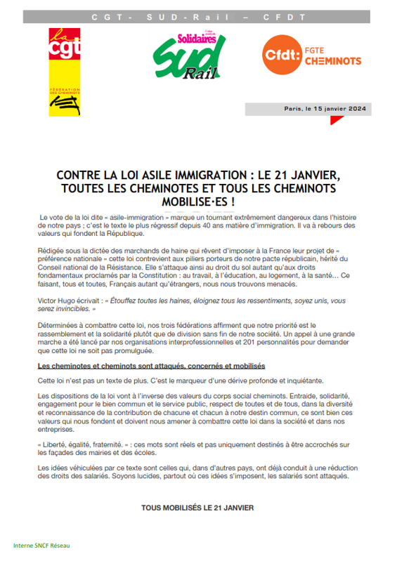 1 - Actualités revendicatives - Appel commun 21 janvier_001