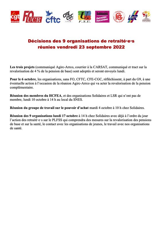 22 09 23 Releve de decisions