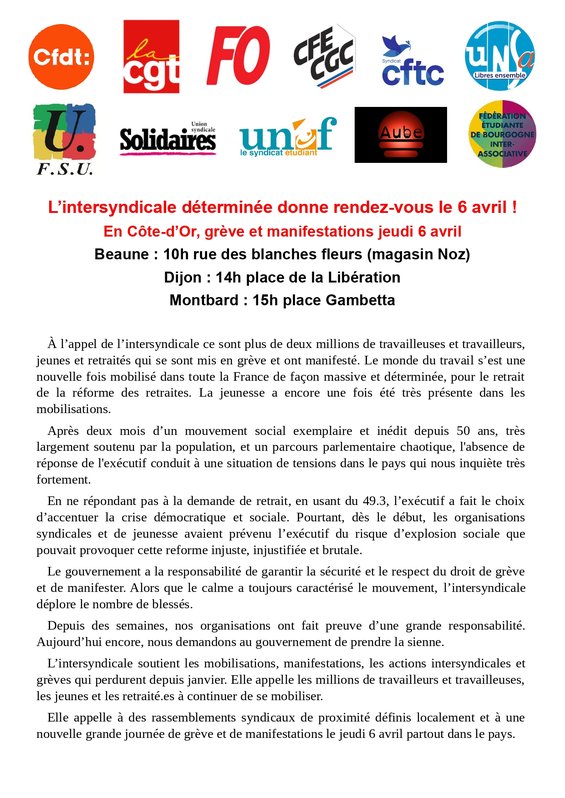 230403 communiqué unitaire retraites Côte-d'Or pour le 6 avril(1)_page-0001