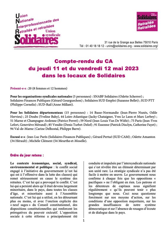 23 05 11-12 CR du CA