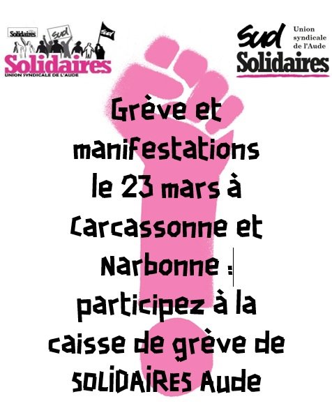 23 MARS caisse de grève