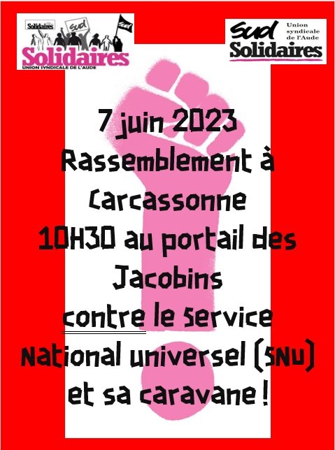 7 juin snu affiche