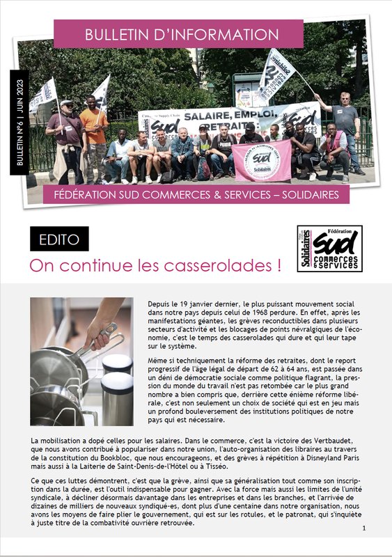 Bulletin N°6