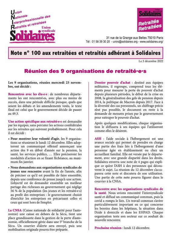 Note Unirs decembre 22-1