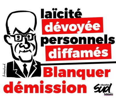 PersonnelDiffaméBlanquerDémission