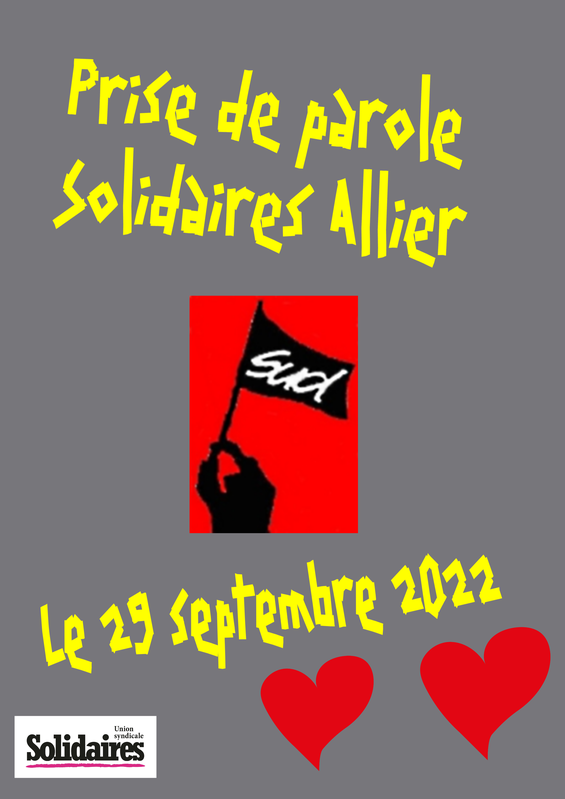 PriseParoleSolidaairesAllier29Septembre2022