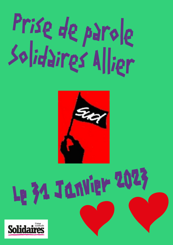 PriseParoleSolidairesAllier31janvier2023