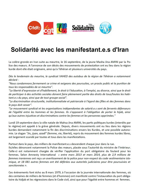 Solidarité Iran