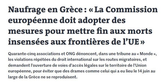 Tribune grece