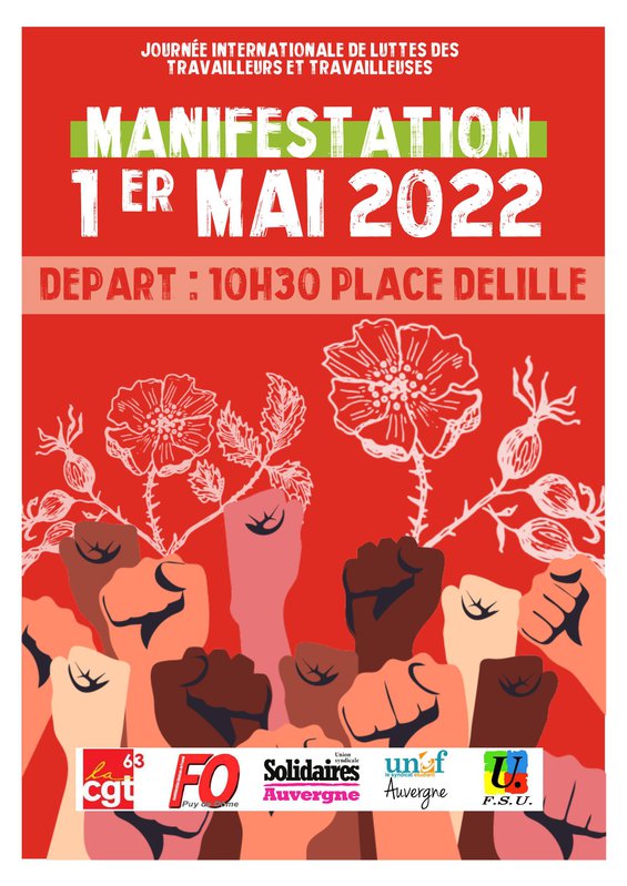 affiche 1er mai 2022