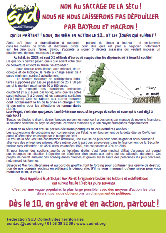 non au saccage de la sécu