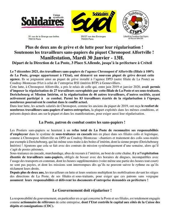 tract chrono 30 janvier 2024